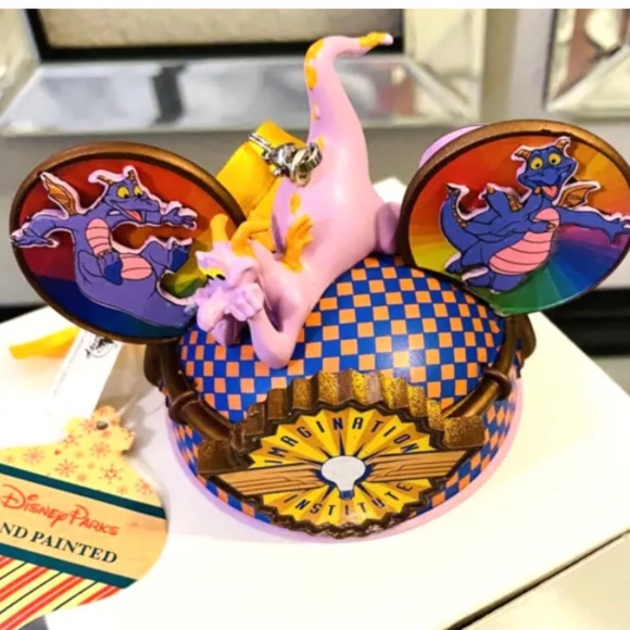 Disney Other - Disney Parks FIGMENT Epcot Ear Hat Christmas Ornament NWT